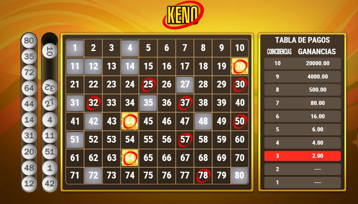 españa casinos online keno