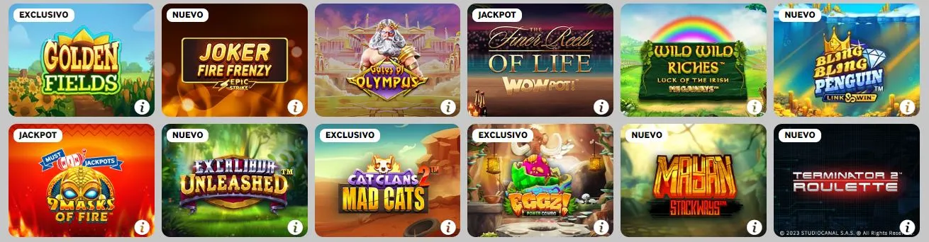 Juegos de casino